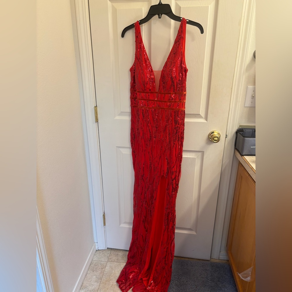 Red homecoming/ prom dress